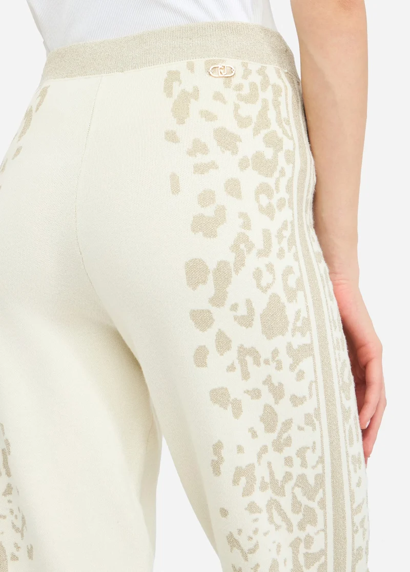 Animal-Print Trousers