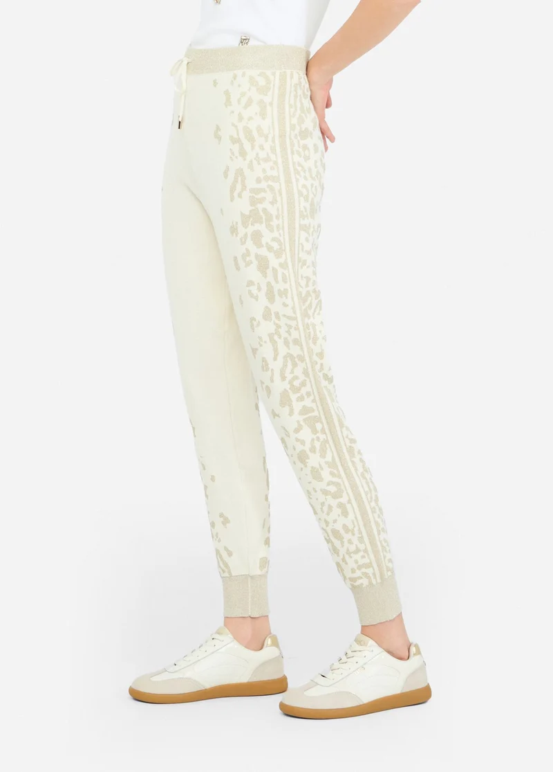 Animal-Print Trousers