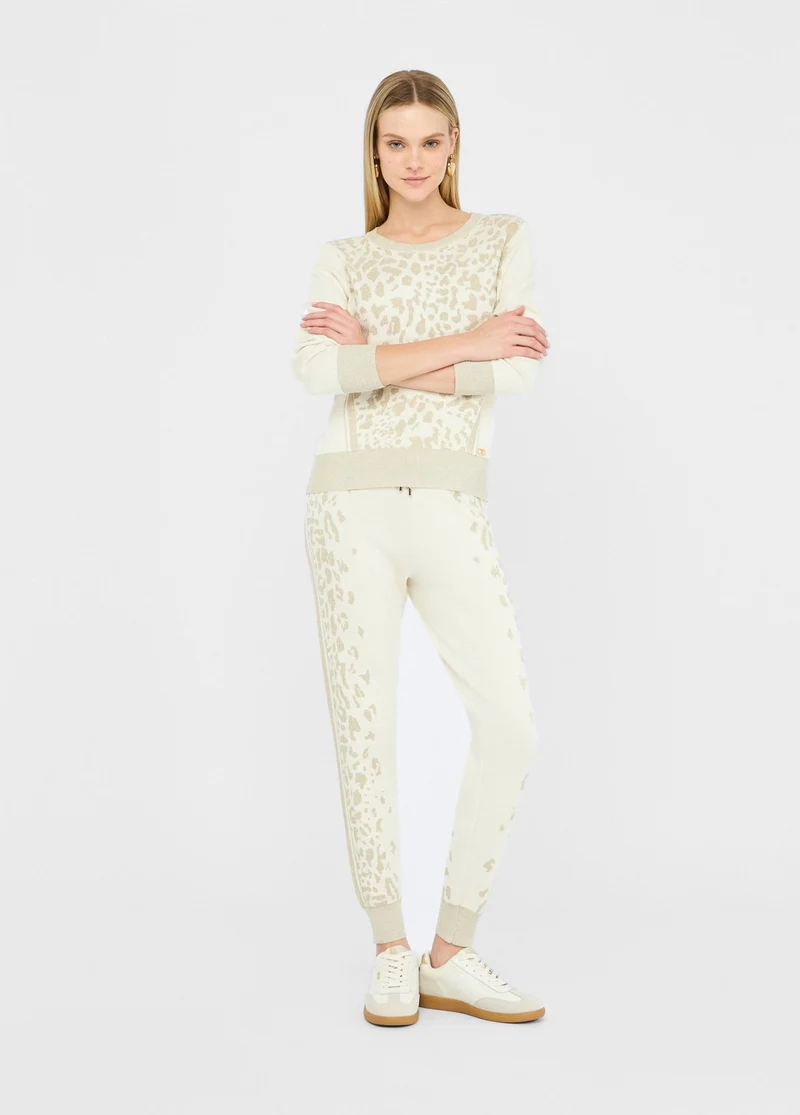 Animal-Print Trousers