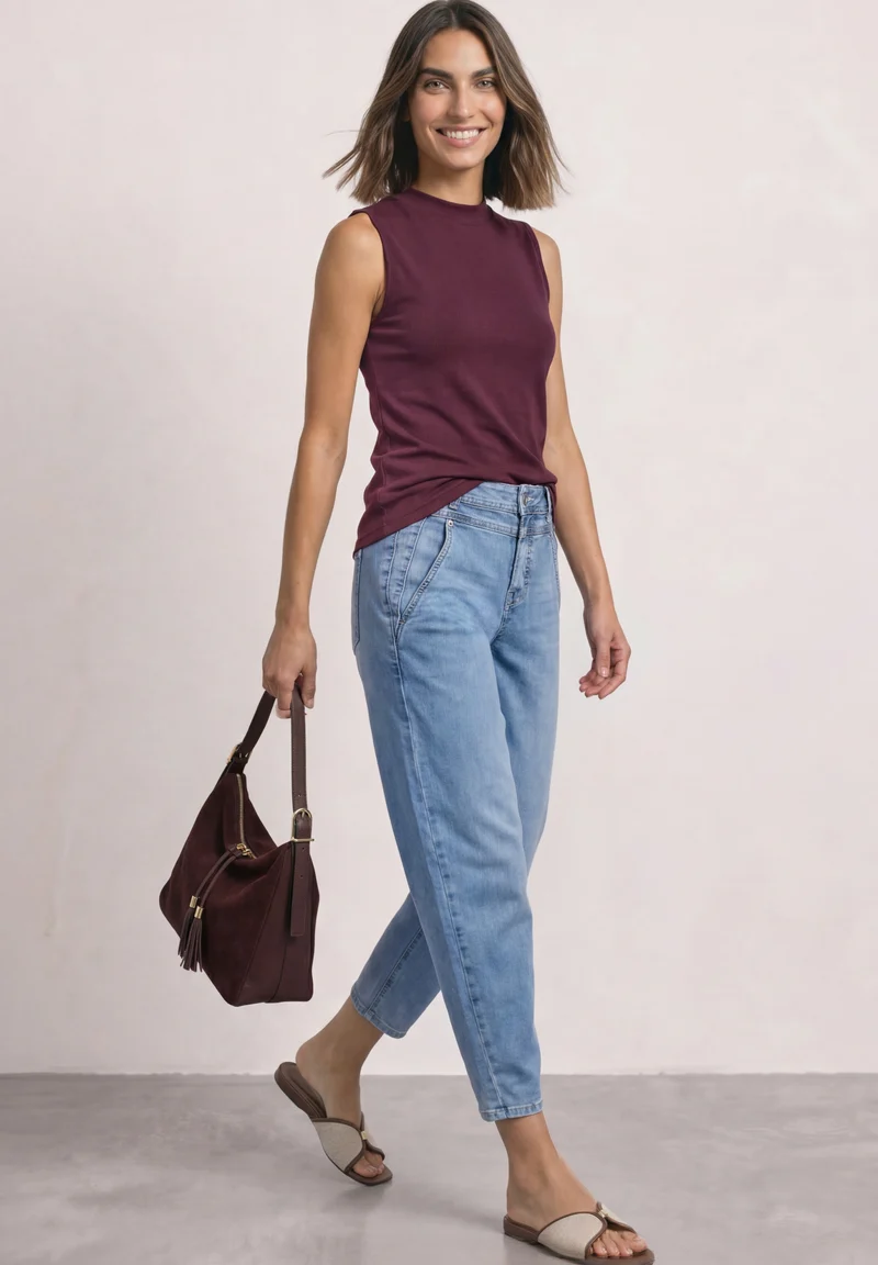 Style Karlie Barrel,hw,light b, Light Blue Wash