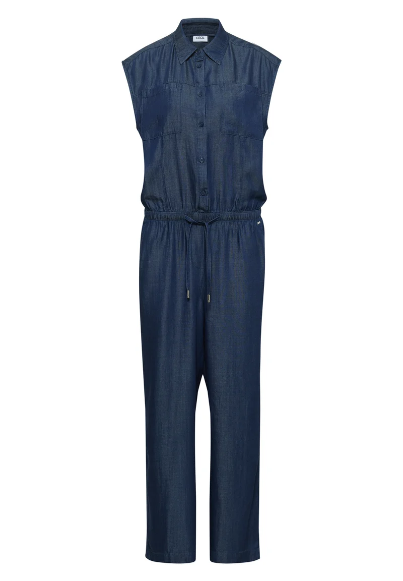 Jumpsuit Tencel Dark Blue, Dark blue wash