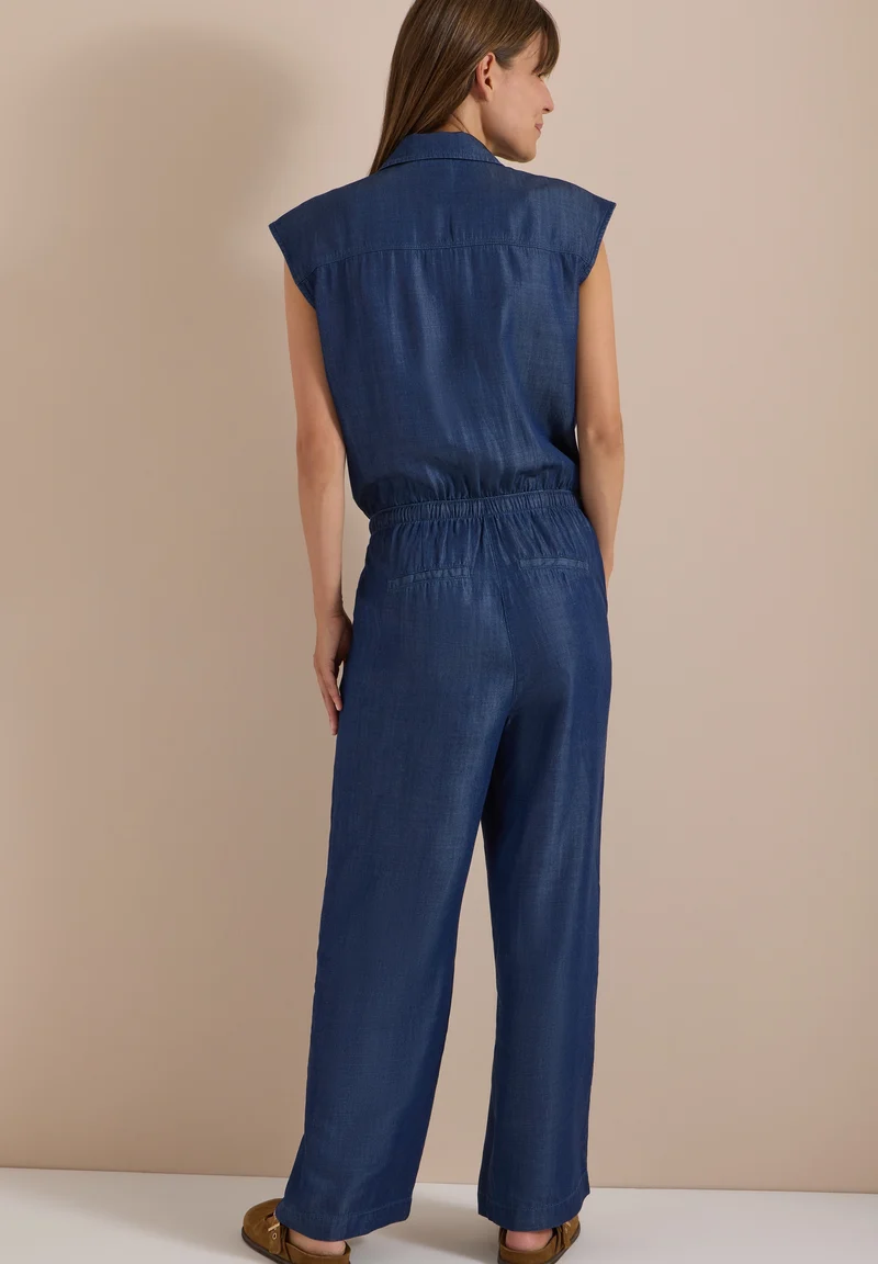 Jumpsuit Tencel Dark Blue, Dark blue wash