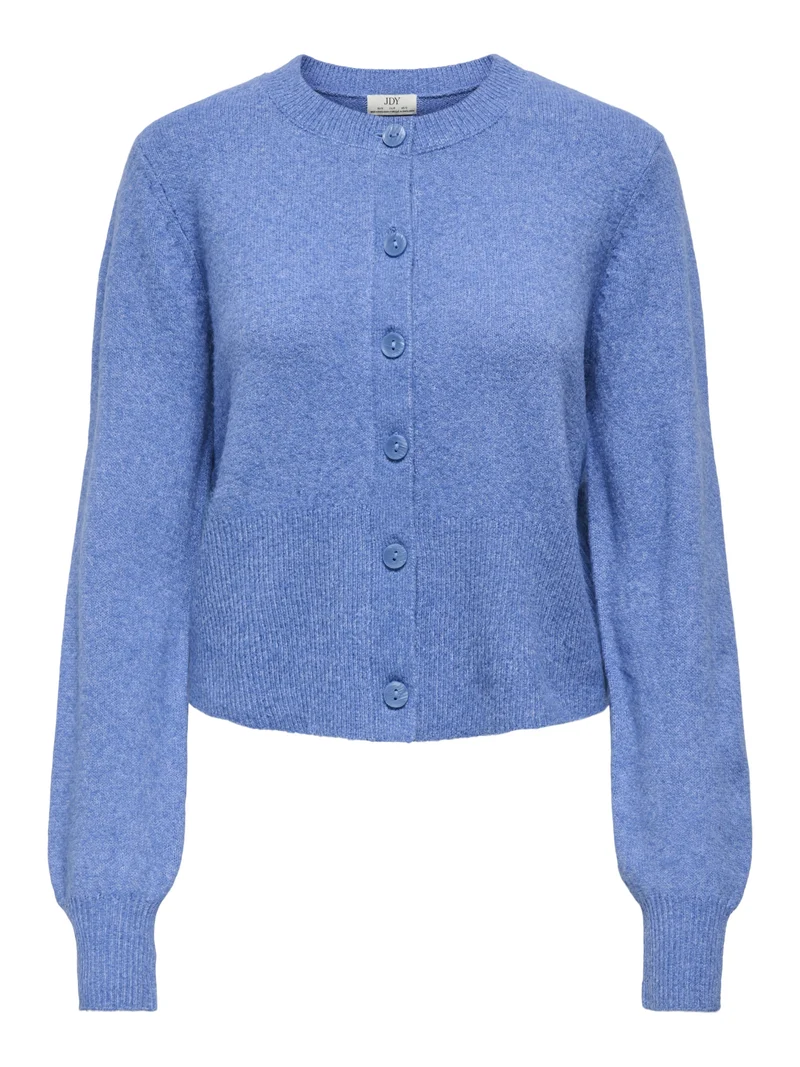 JDYBRILLIANT LIFE L/S ONECK CARDIGA, Ebb And Flow/MELANGE