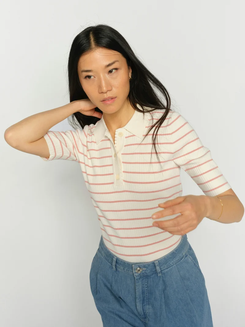 MMCaliz Stripe SS Knit