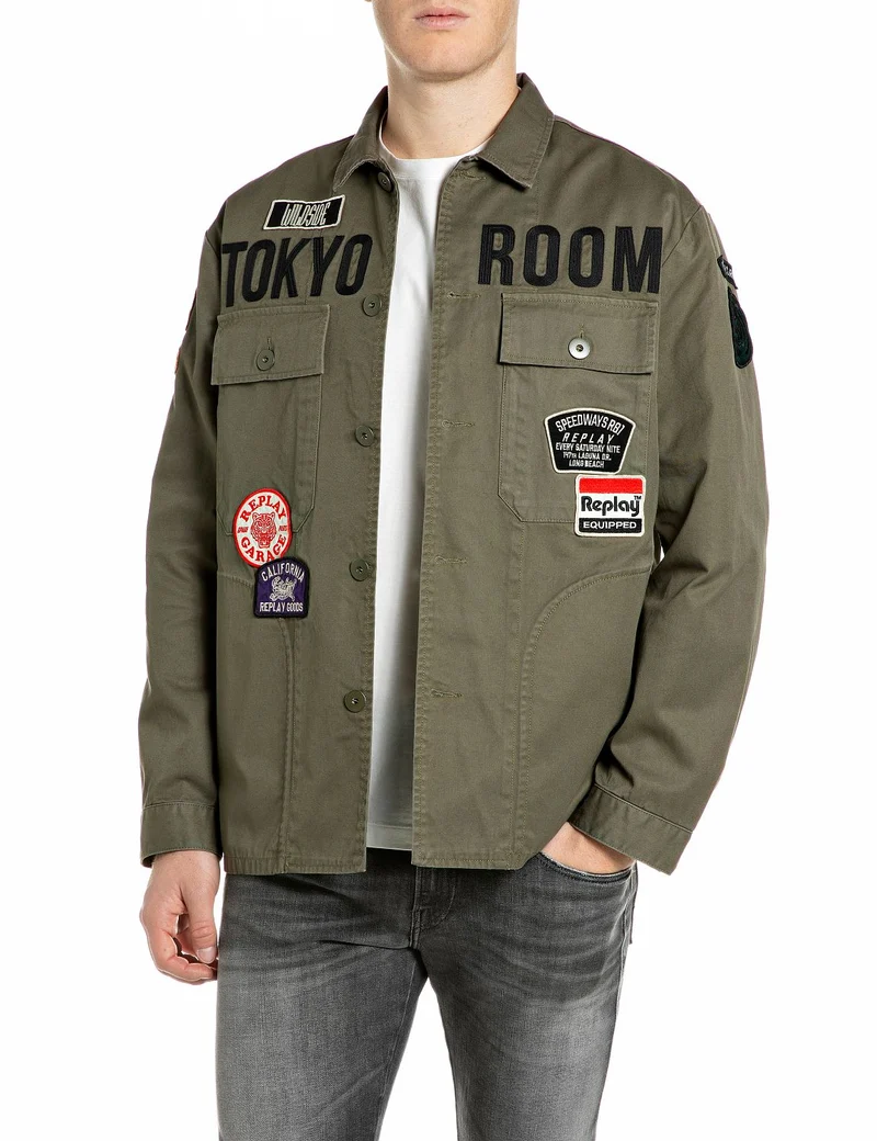 Jacke COTTON TWILL, IVY GREEN