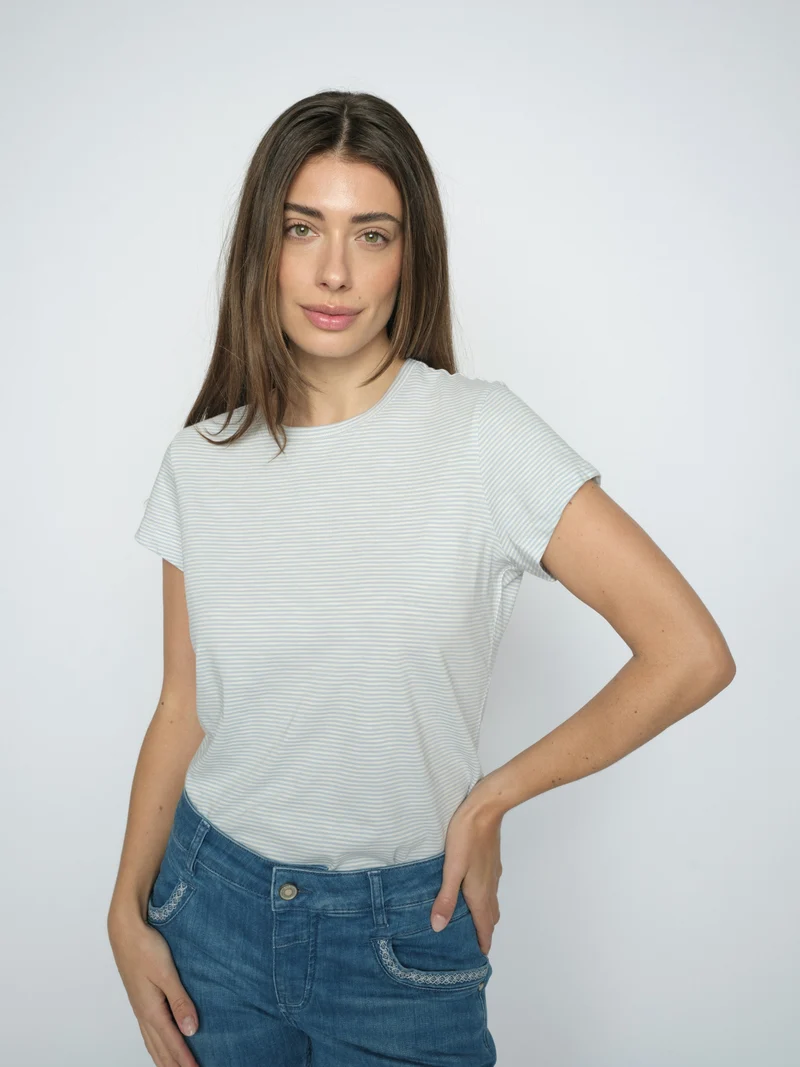MMCampa O-SS Stripe Tee