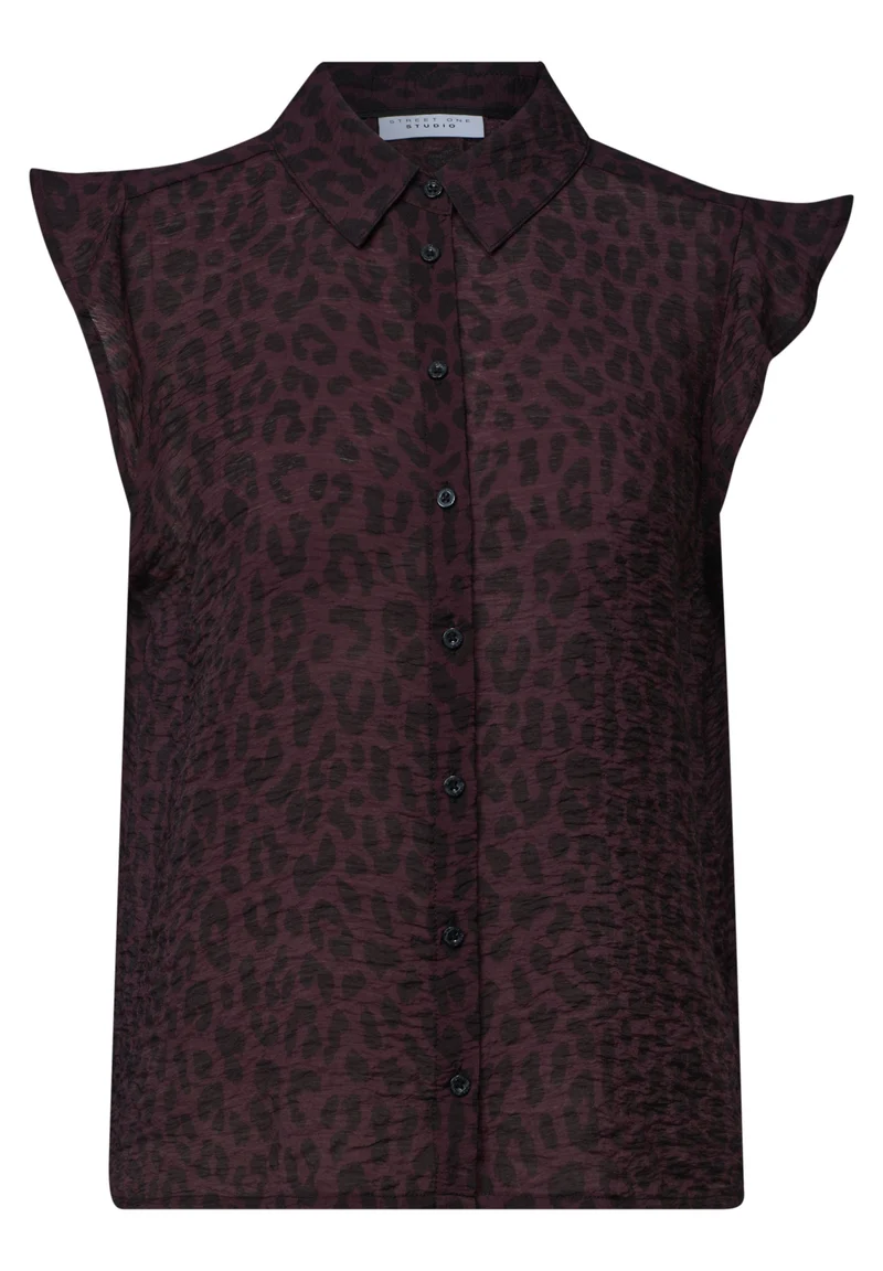 Studio_Shirtcollar blousetop w, very berry