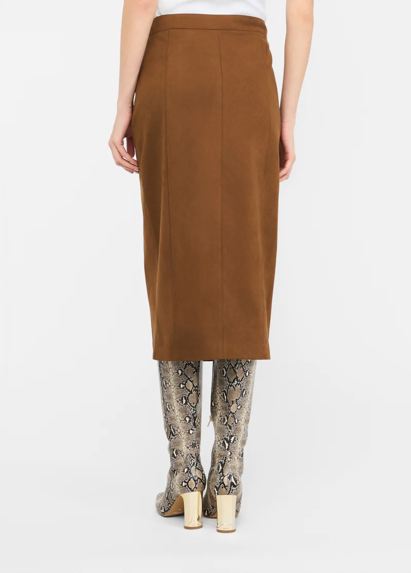 Midi Skirt with Slit