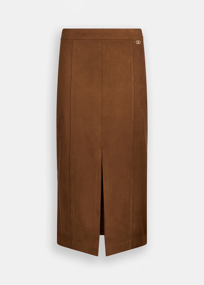 Midi Skirt with Slit