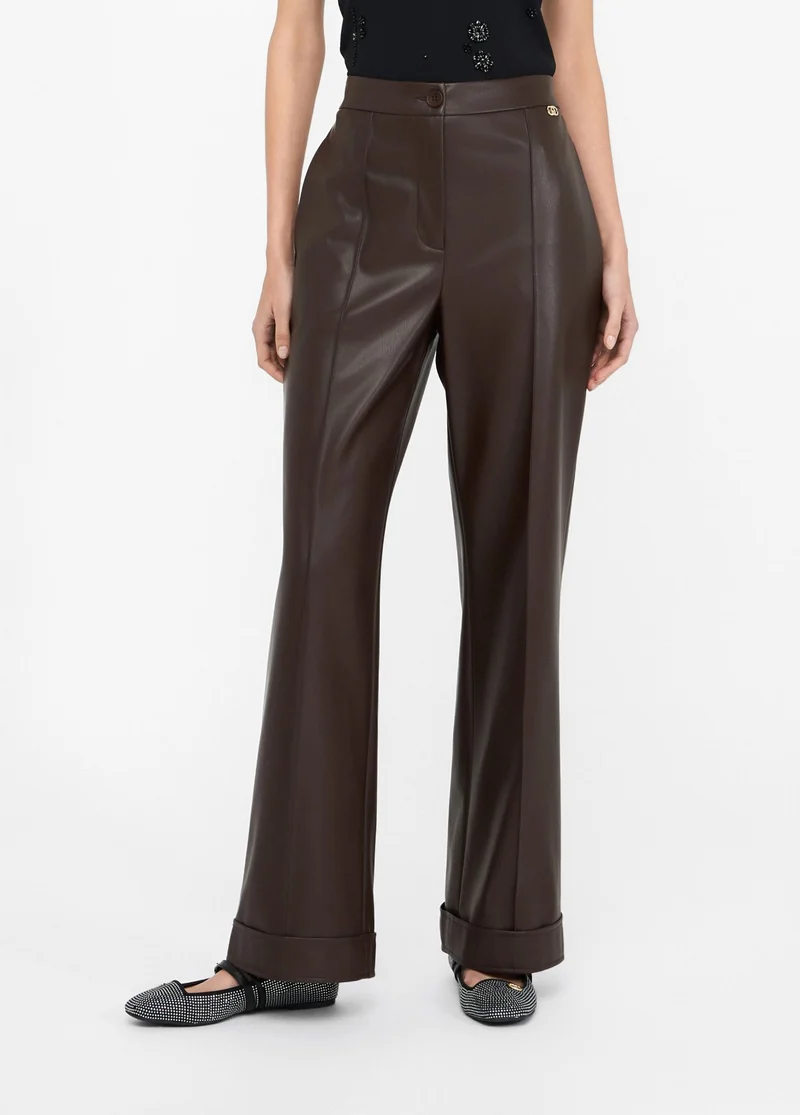 Coated Fabric Trousers