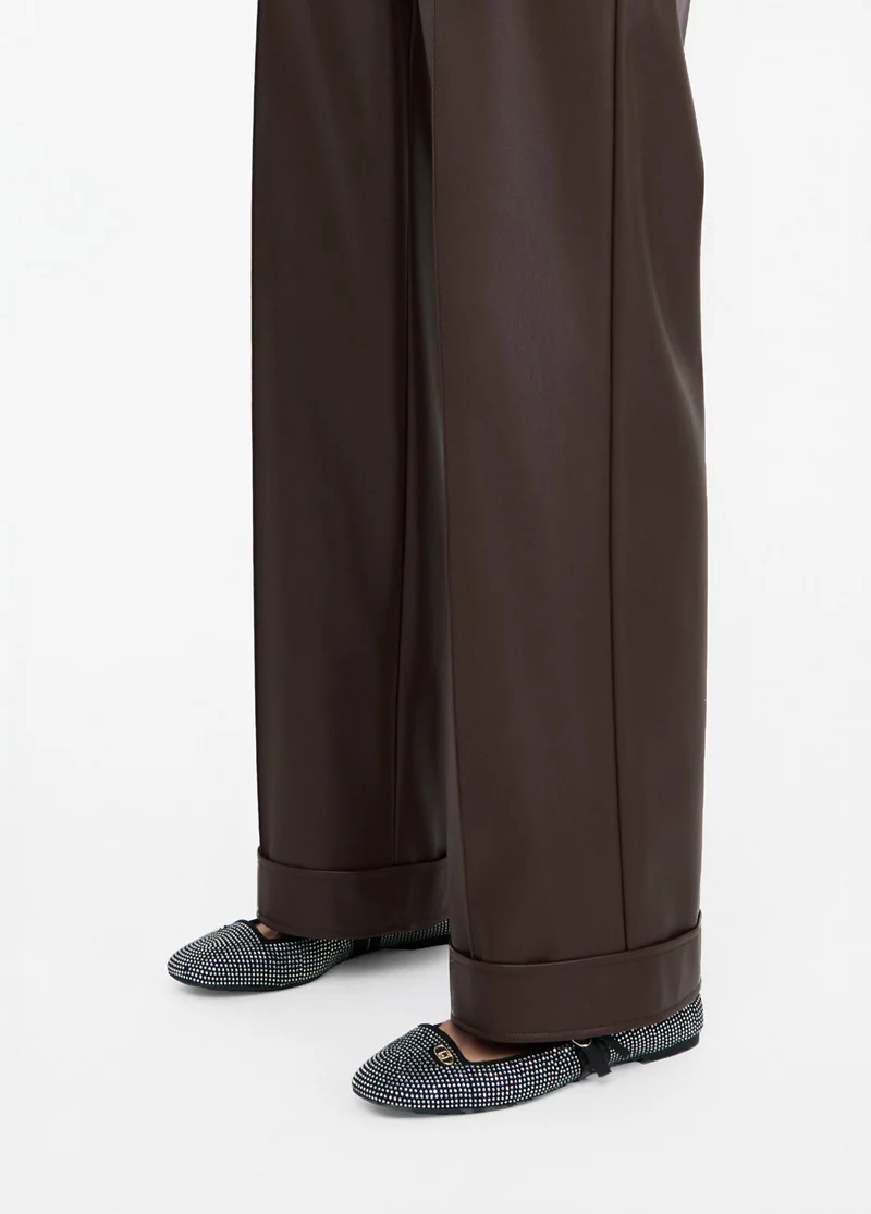 Coated Fabric Trousers