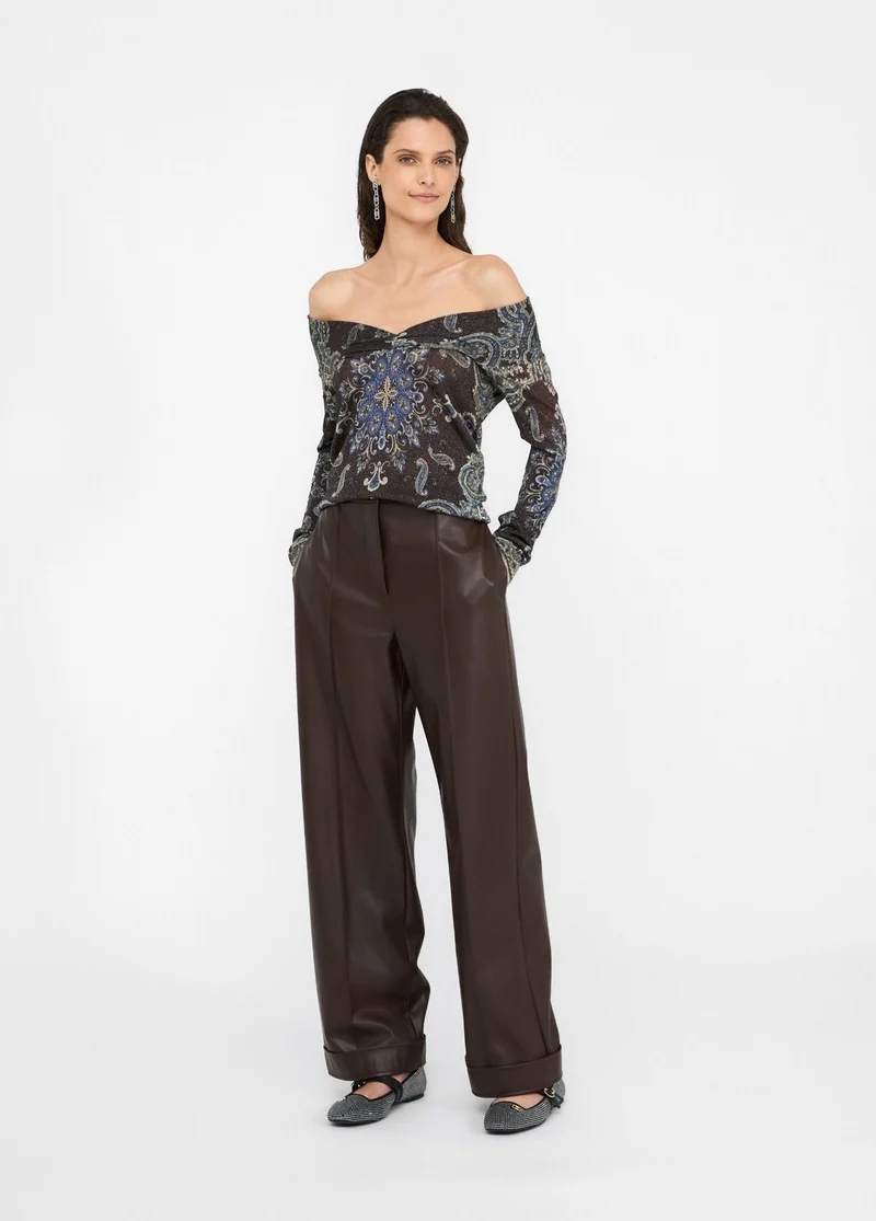 Coated Fabric Trousers