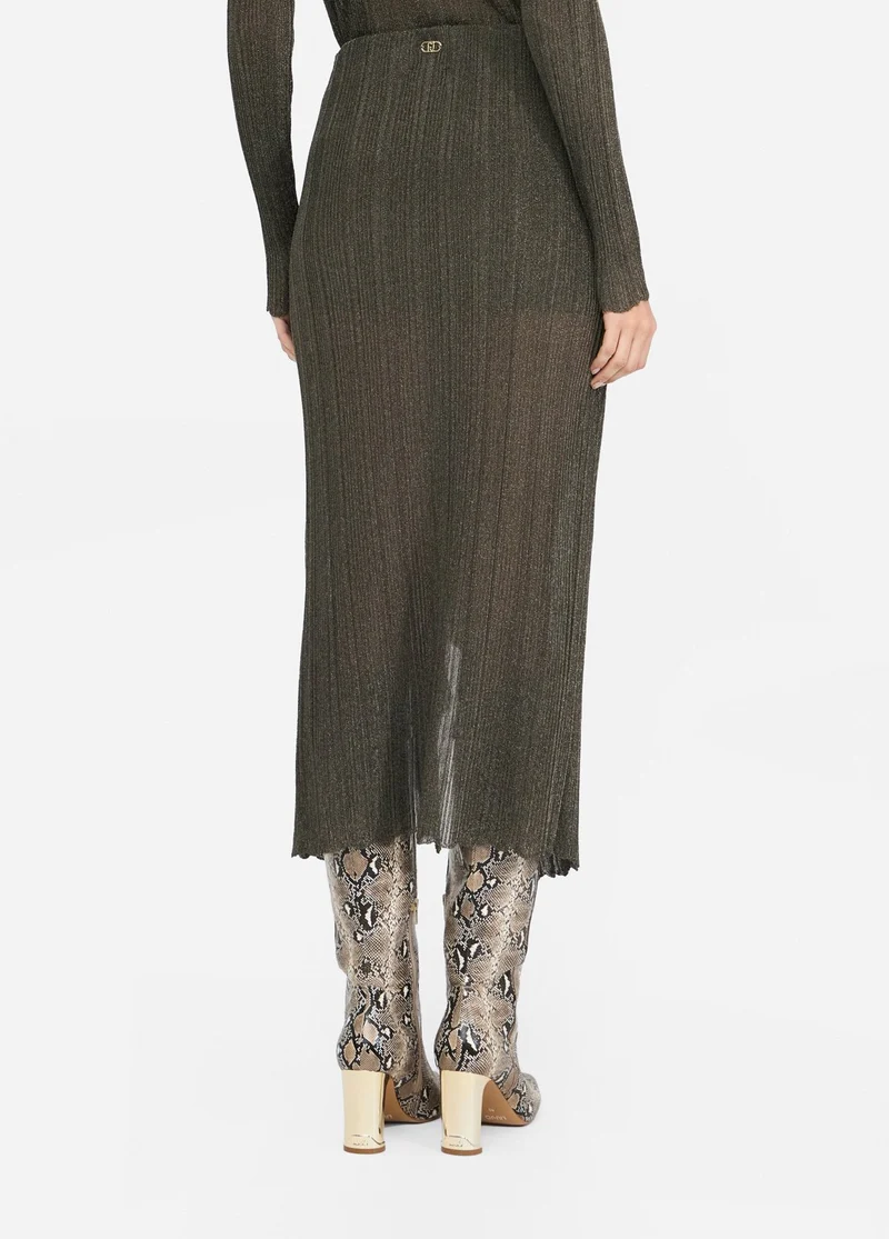 Lurexâ® Knit Skirt
