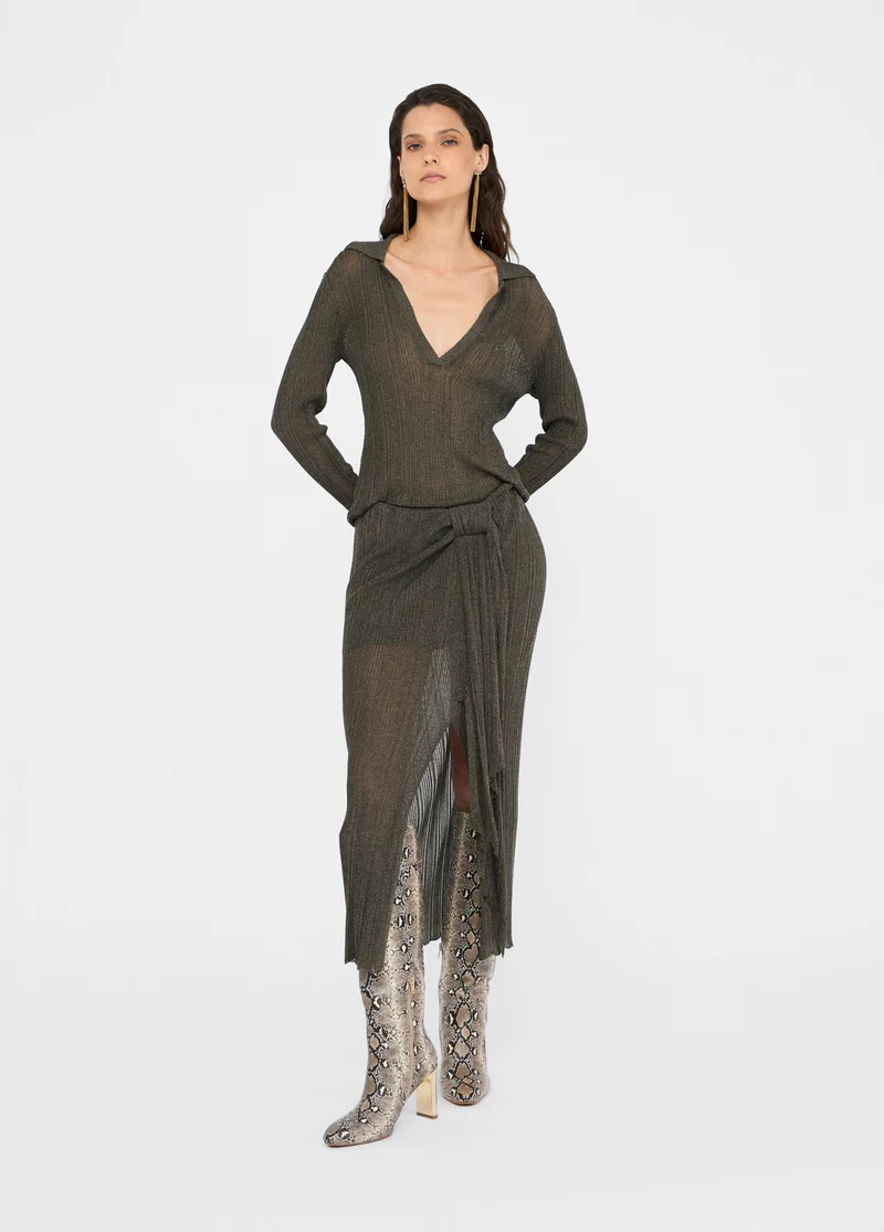 Lurexâ® Knit Skirt