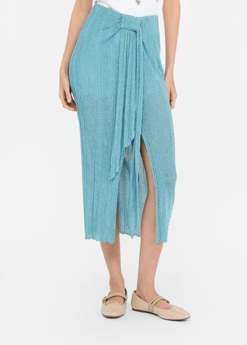 Lurexâ® Knit Skirt