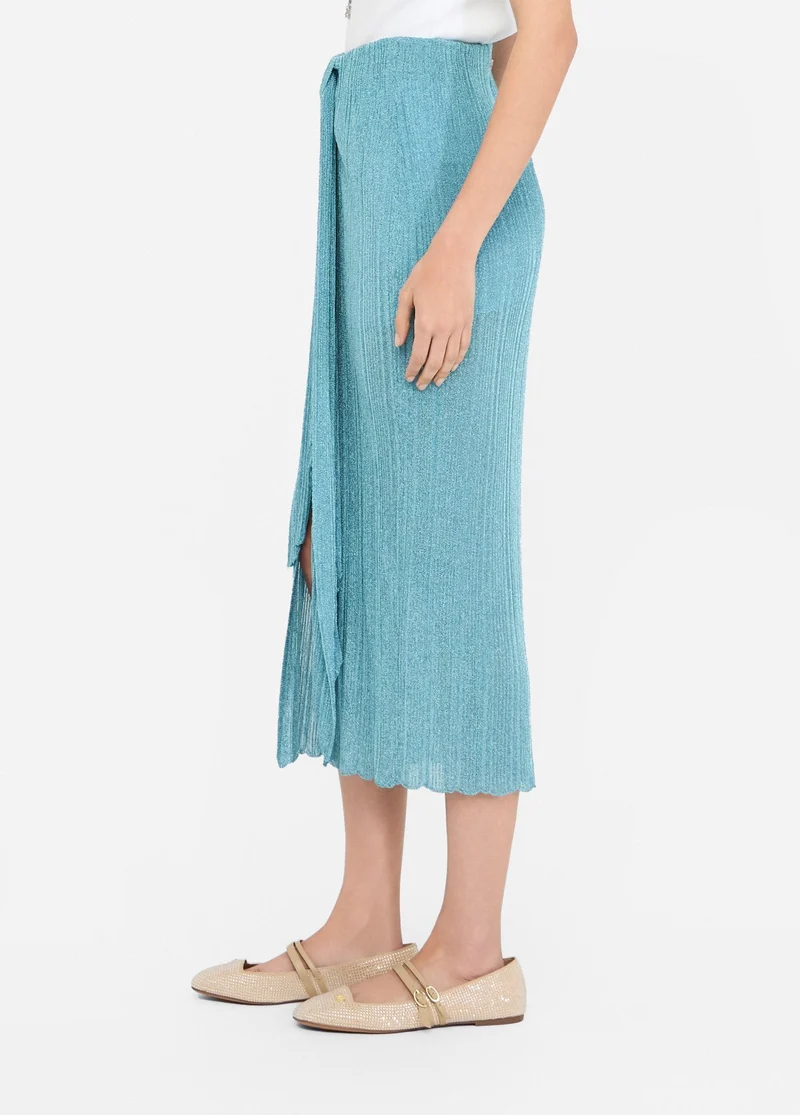 Lurexâ® Knit Skirt