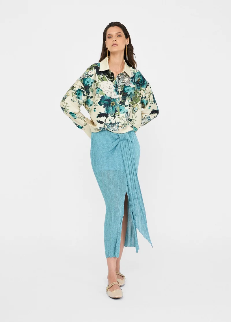 Lurexâ® Knit Skirt