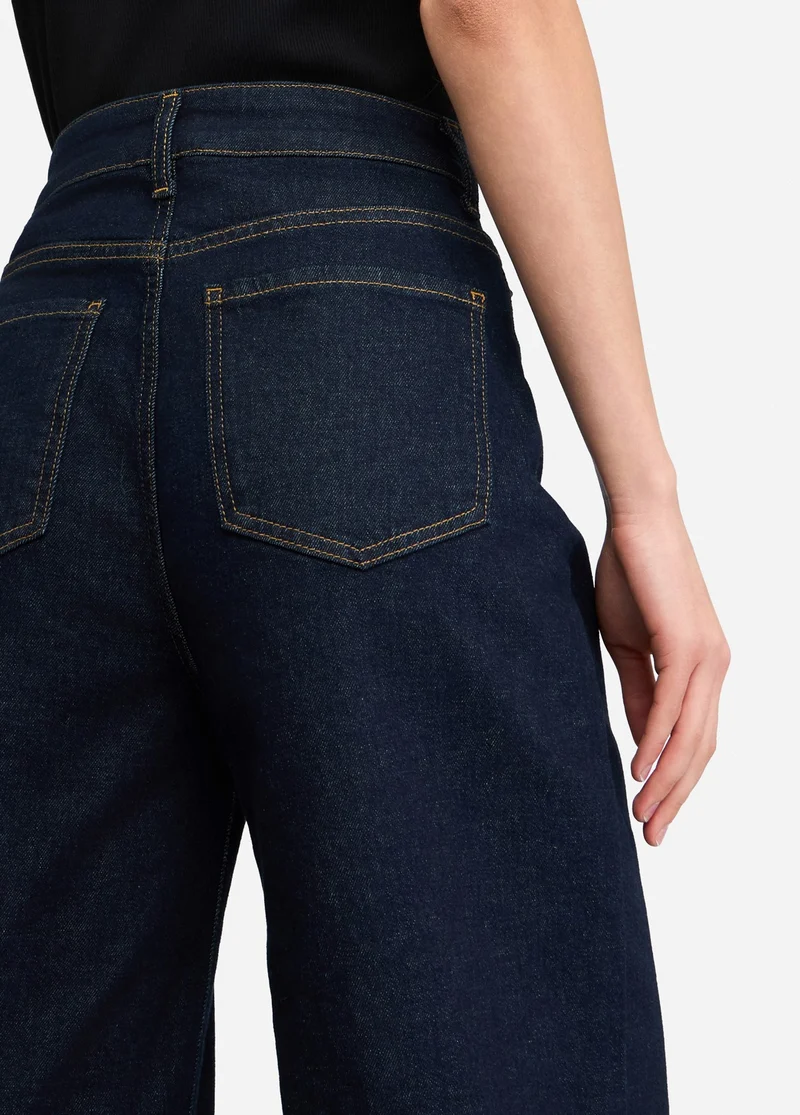 Flared Cotton Jeans