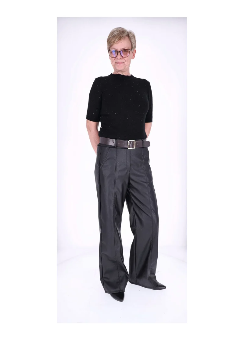 Splash of Color Wide-Leg Hose Damen