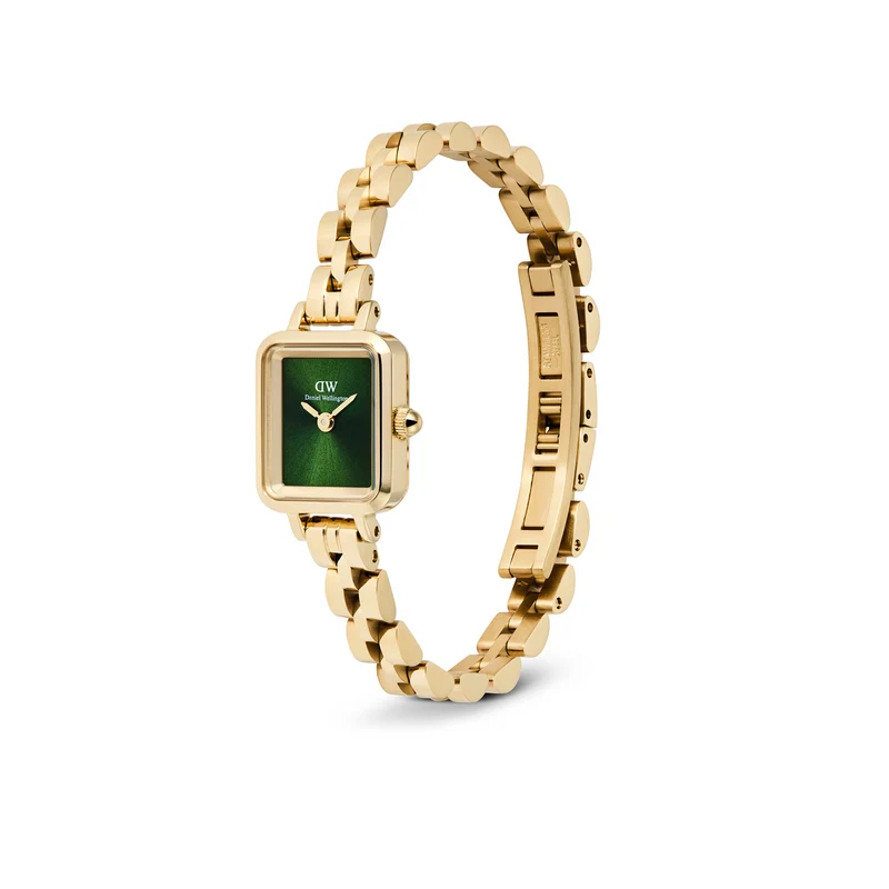 Daniel Wellington Petite & Quadro Mini Arch Emerald Women's Watch DW00100852