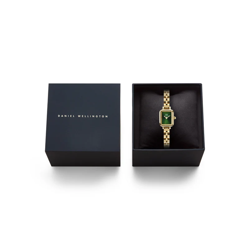 Daniel Wellington Petite & Quadro Mini Arch Emerald Women's Watch DW00100852