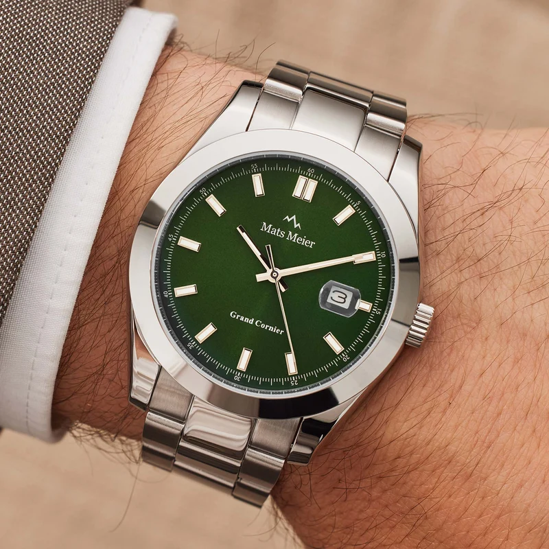 Mats Meier Grand Cornier herren Uhr Silber MM00516