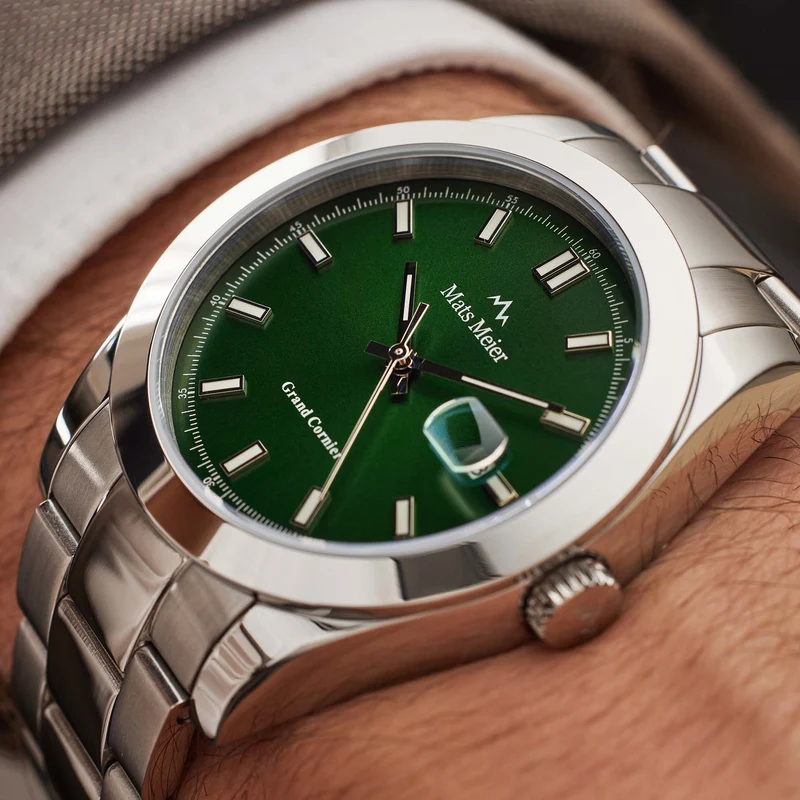 Mats Meier Grand Cornier herren Uhr Silber MM00516