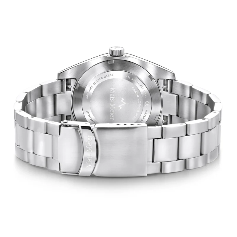 Mats Meier Grand Cornier herren Uhr Silber MM00516