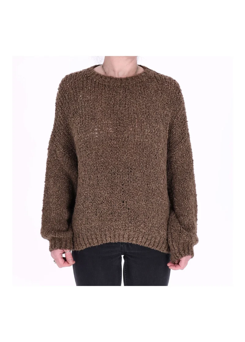 Grobstrick Pullover Damen Splash of Color
