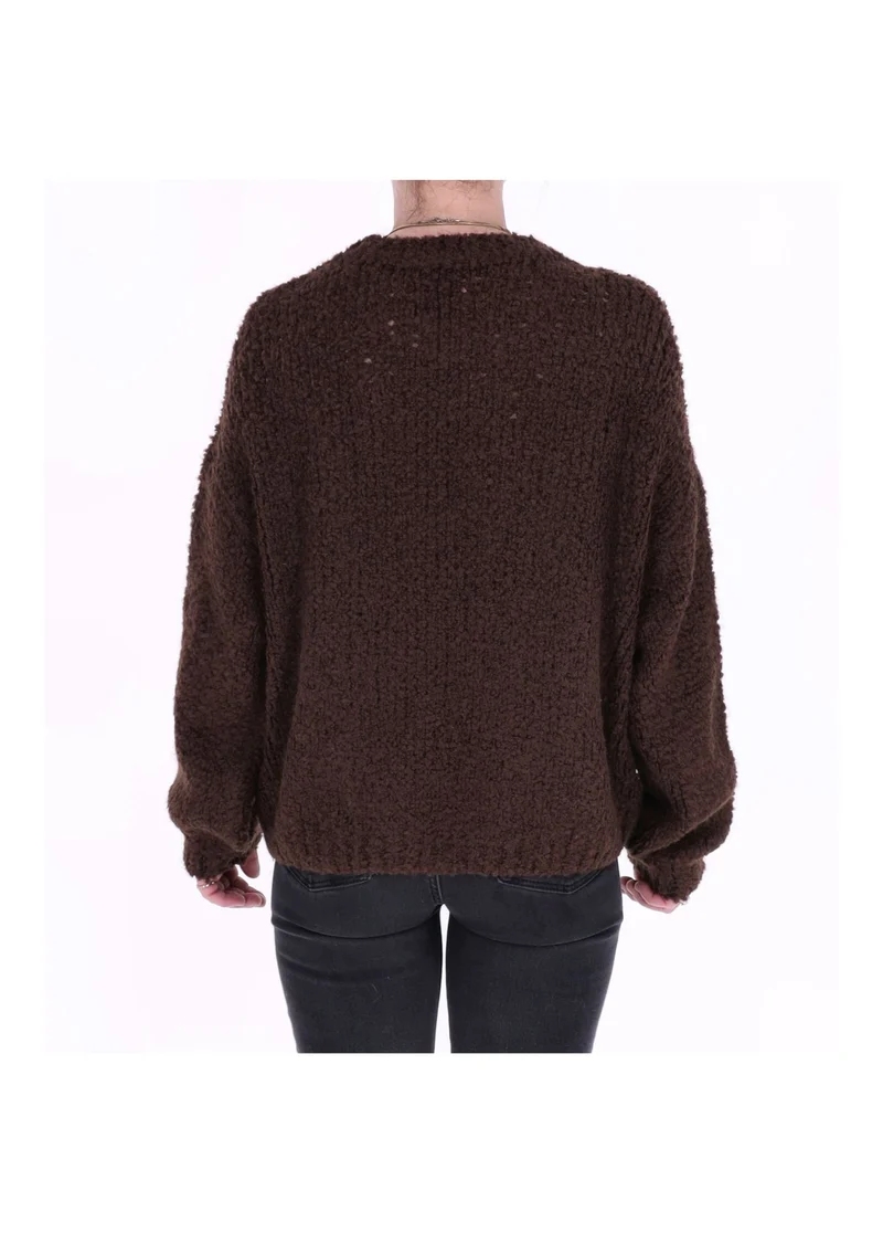 Grobstrick Pullover Damen Splash of Color
