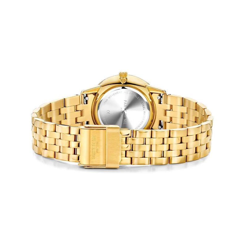 Parte Di Me Orologio rund Damenuhr goldfarben und dunkelbraun PDM09047