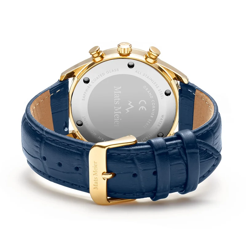 Mats Meier Grand Cornier herren Uhr Blau MM00123