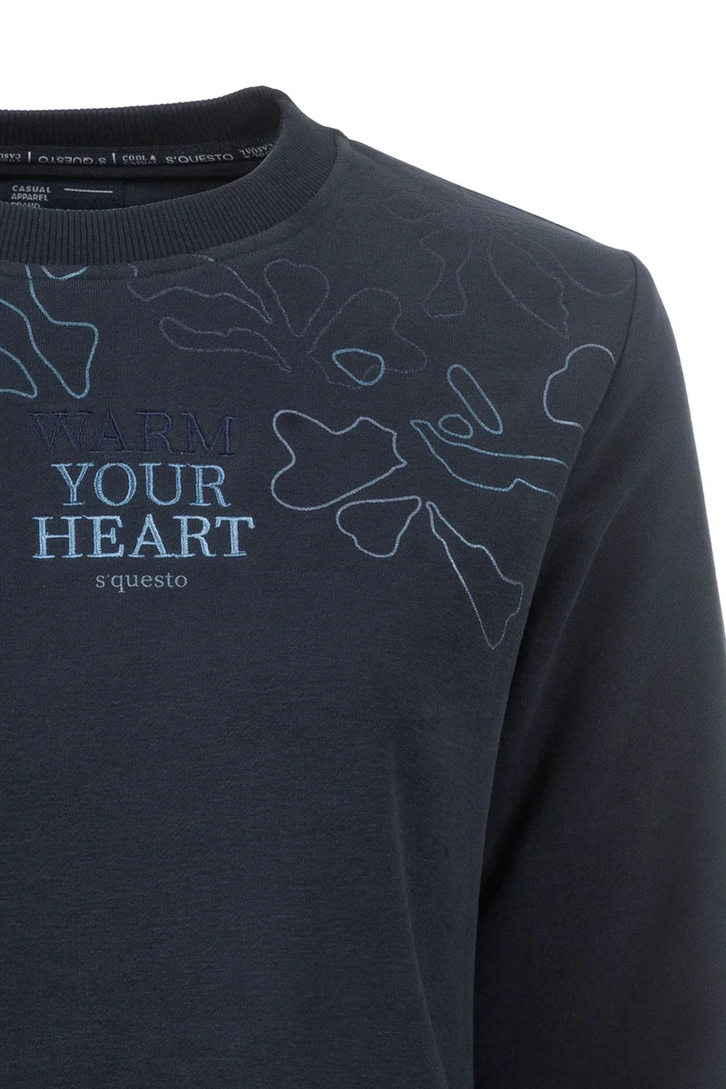 SOQUESTO Damen Sweatshirt Stickerei