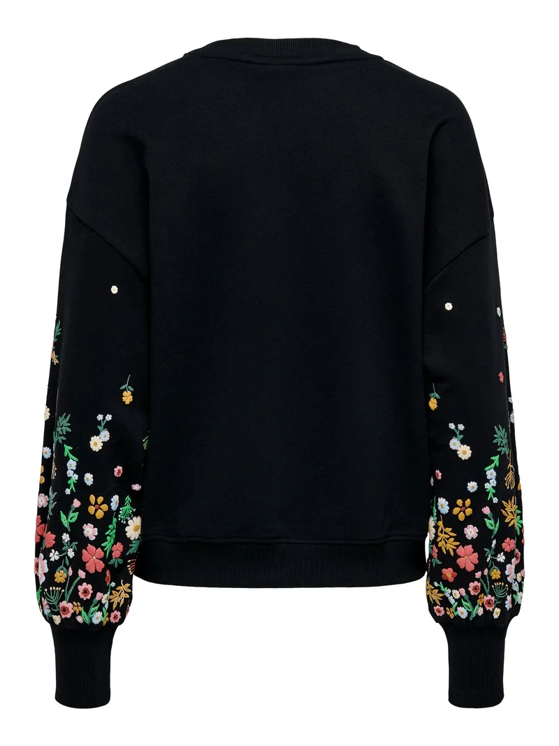 ONLY Rundhals-Sweatshirt Damen