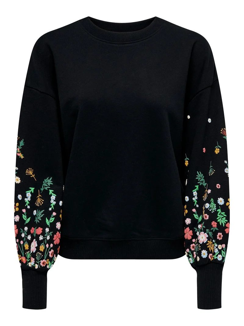 ONLY Rundhals-Sweatshirt Damen