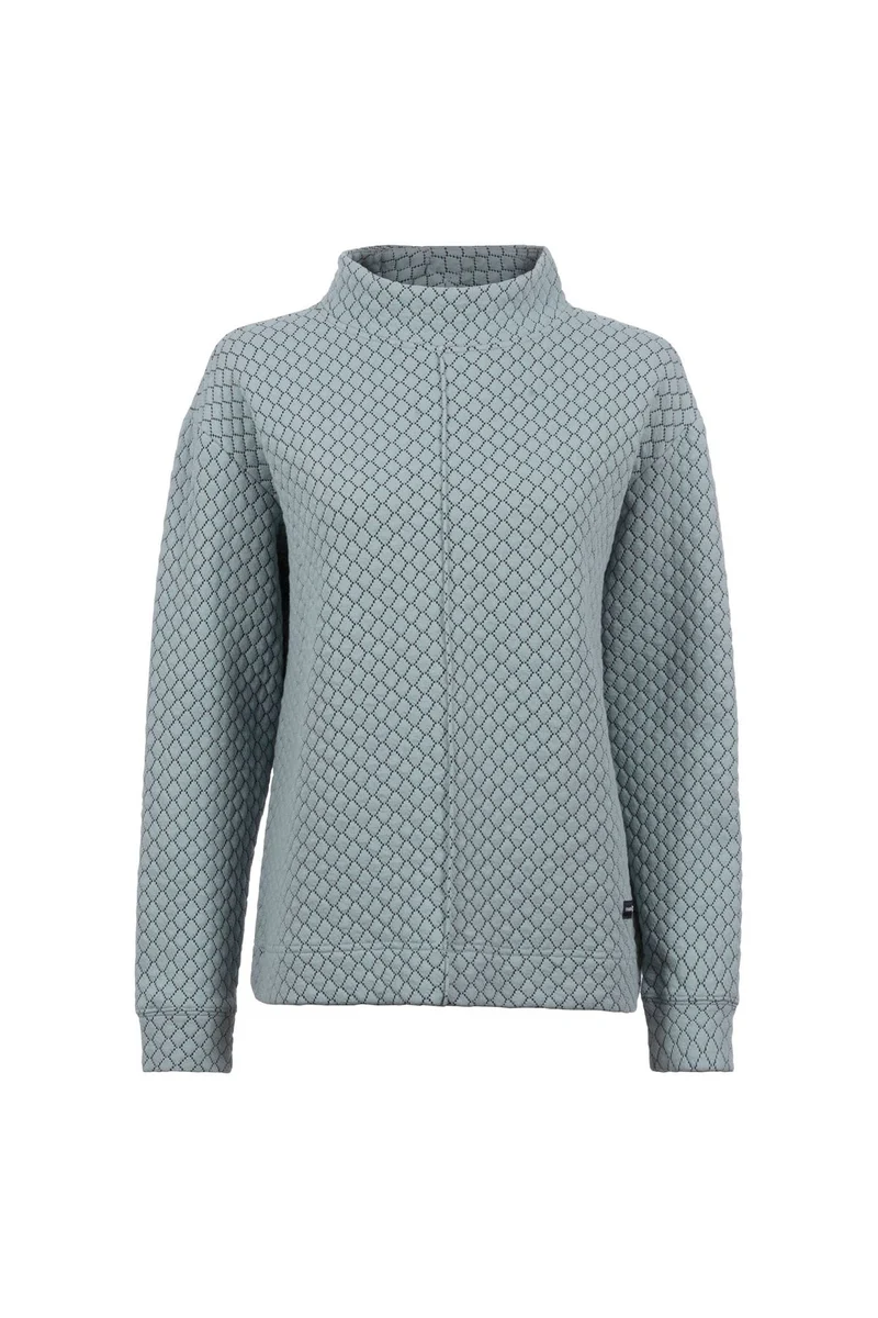 SOQUESTO Jacquard-Sweatshirt Damen