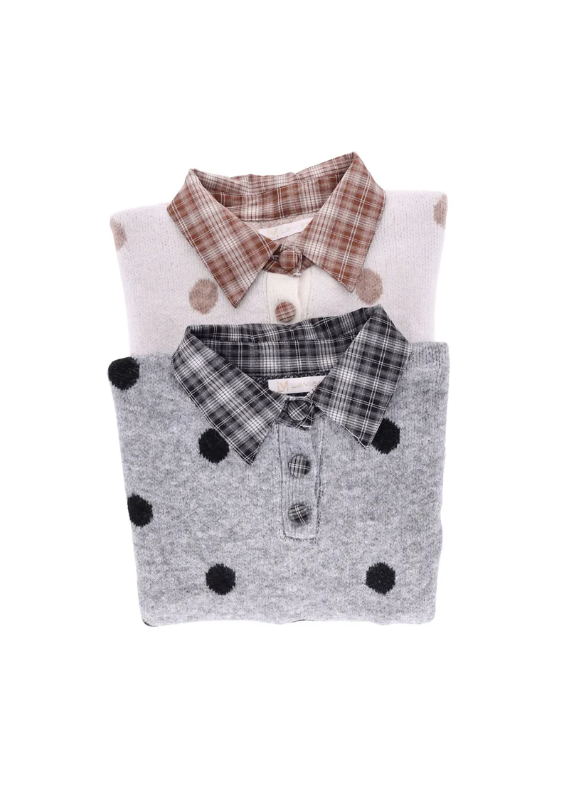 Strickpullover Damen Splash of Color