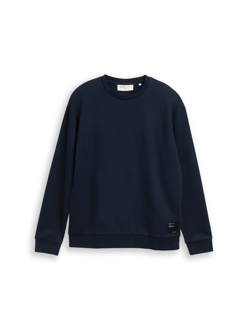solid crewneck sweatshirt, sky captain blue