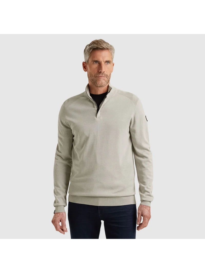 Half zip collar cotton modal moul, Paloma