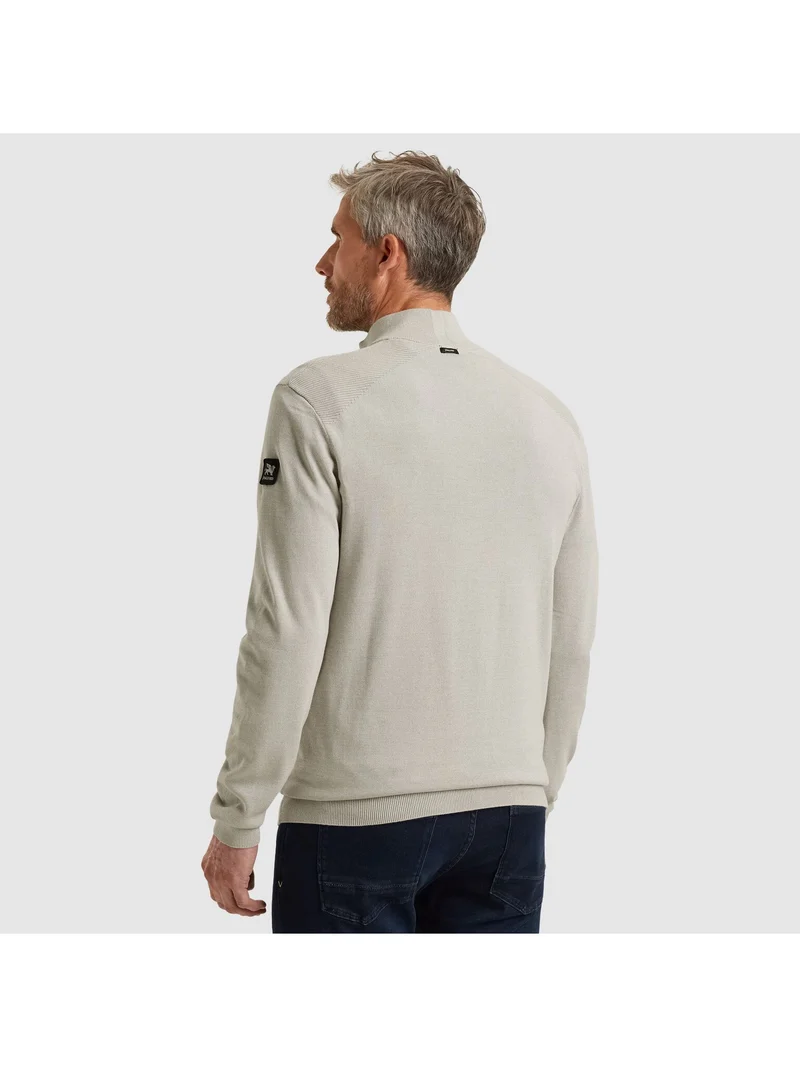Half zip collar cotton modal moul, Paloma