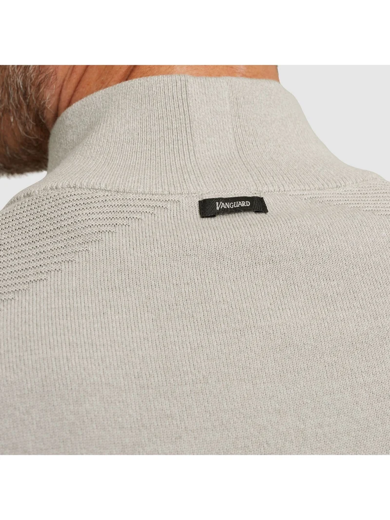 Half zip collar cotton modal moul, Paloma
