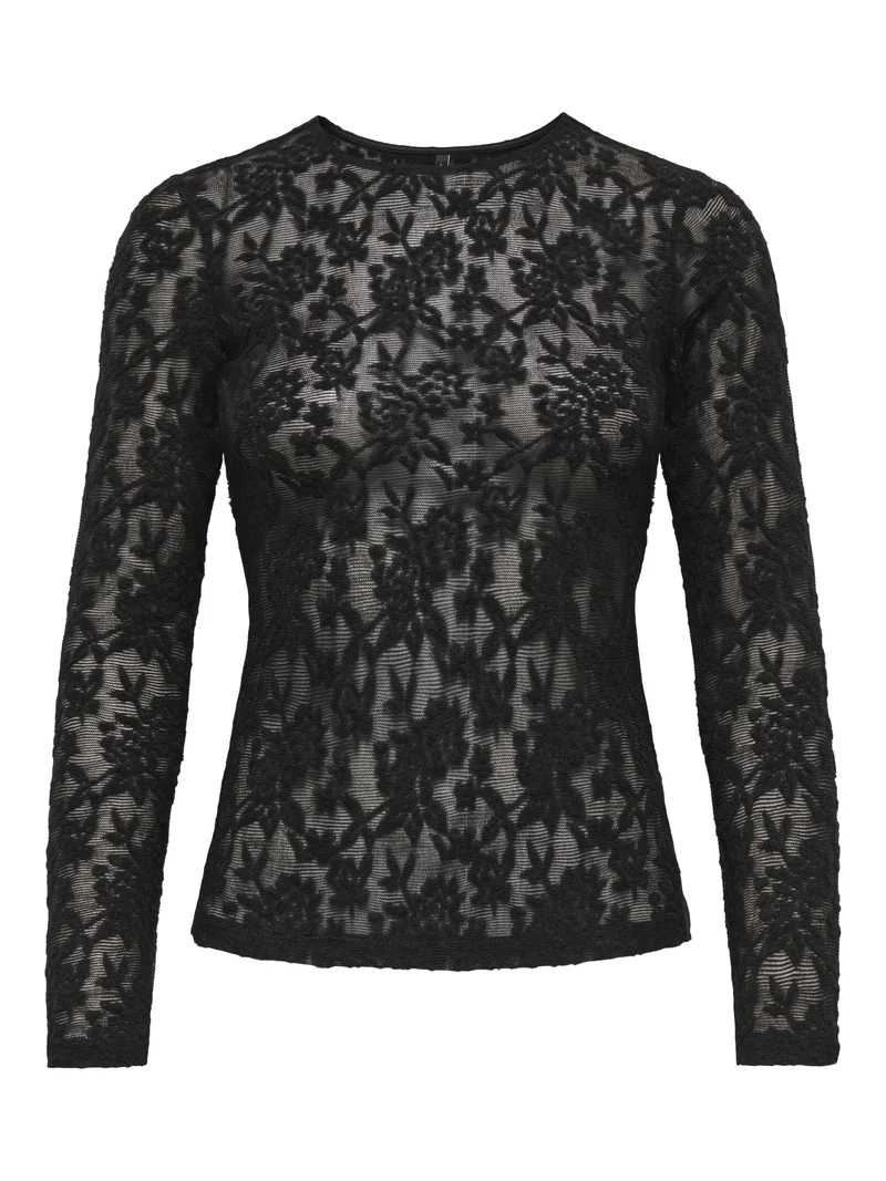 ONLBLAISE L/S TOP JRS, Black