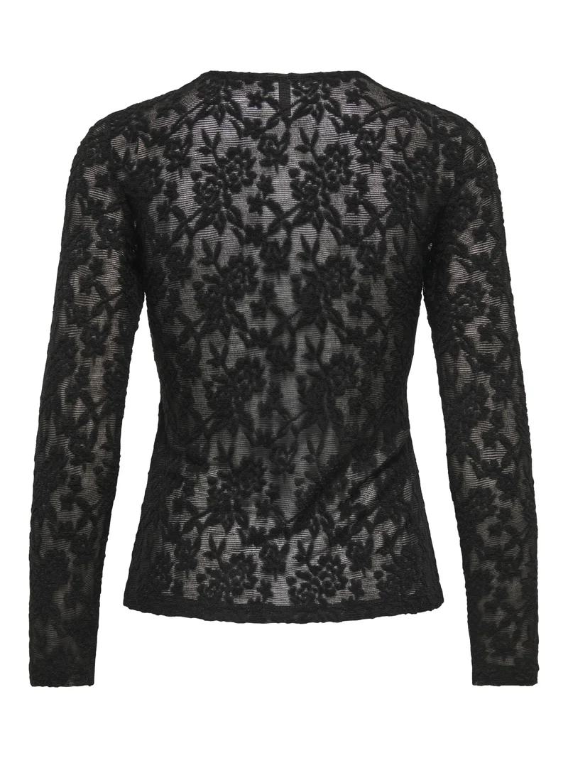 ONLBLAISE L/S TOP JRS, Black