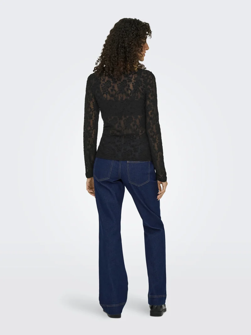 ONLBLAISE L/S TOP JRS, Black
