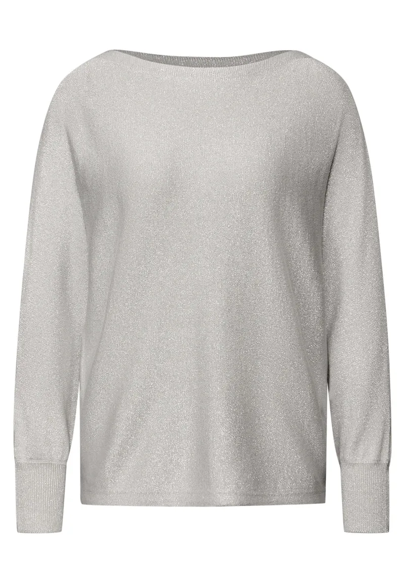 lurex dolman, pelican grey mel.