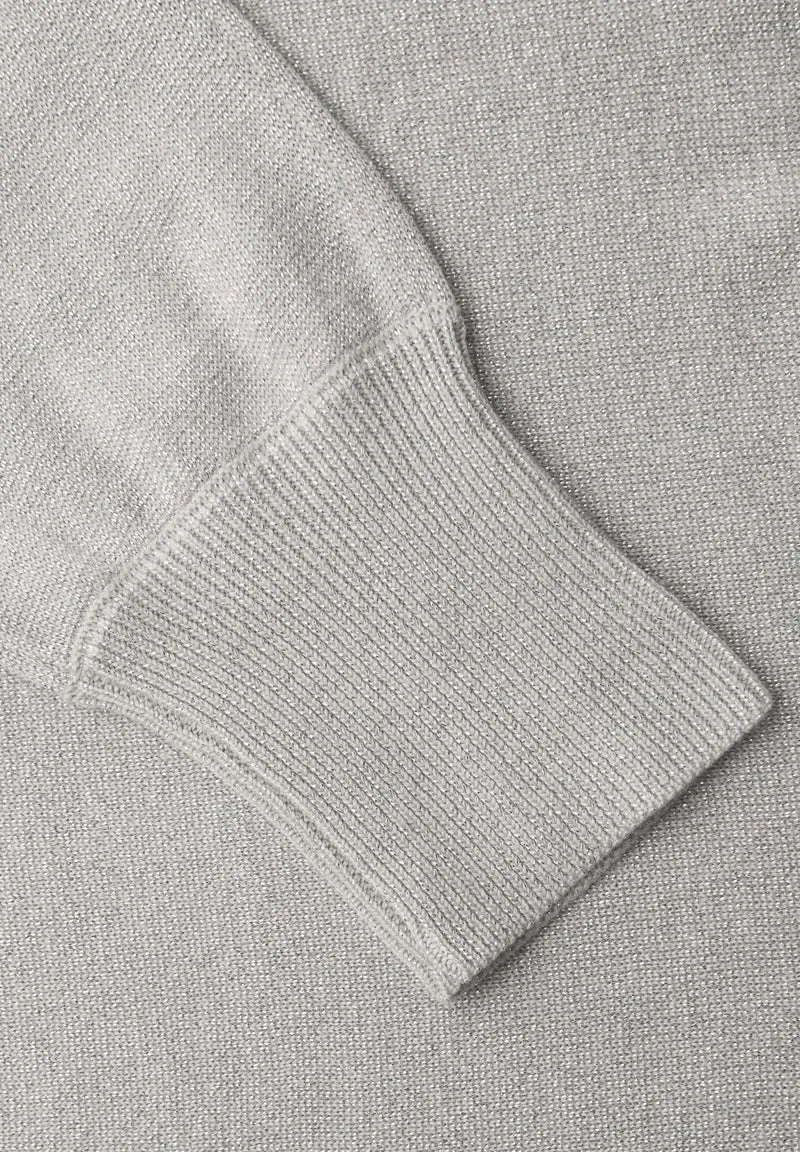 lurex dolman, pelican grey mel.
