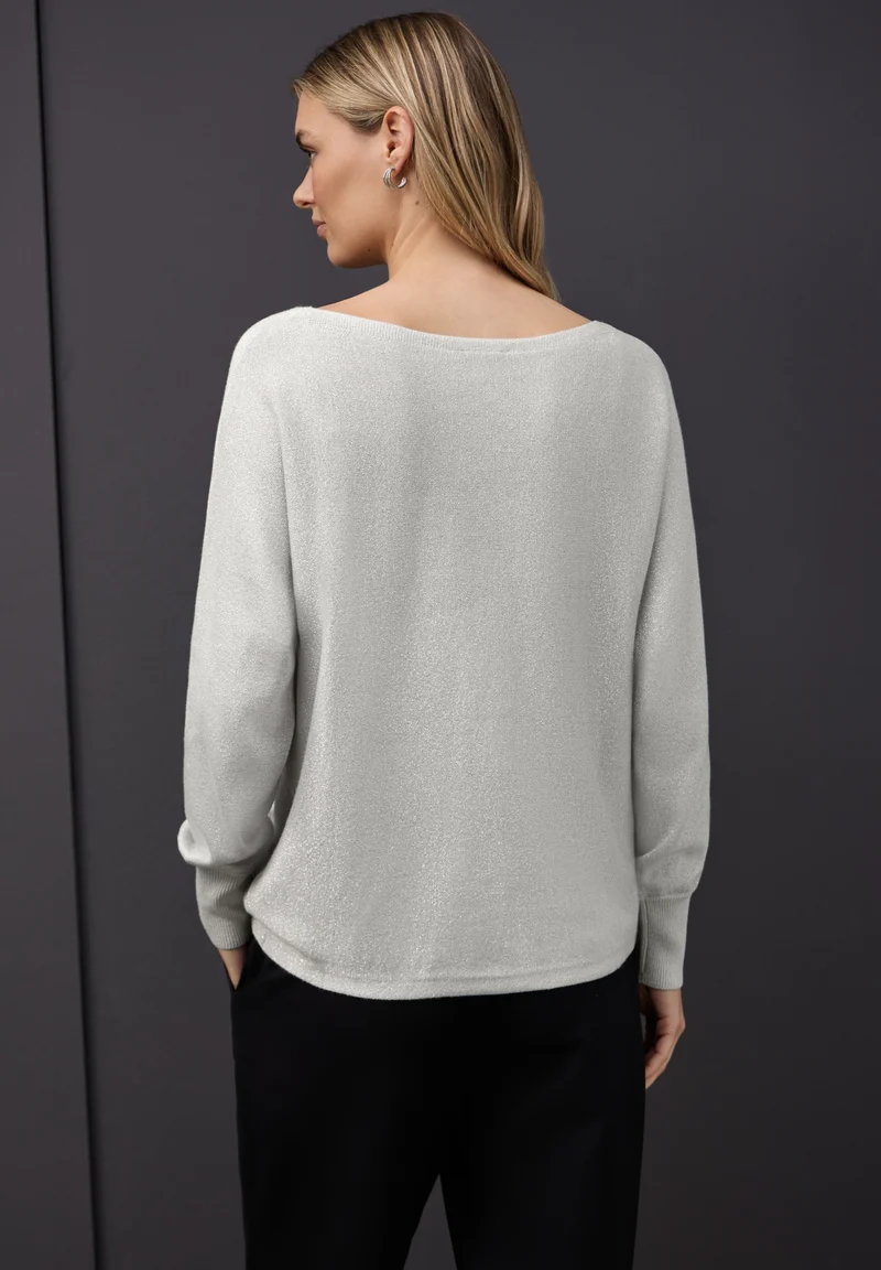 lurex dolman, pelican grey mel.