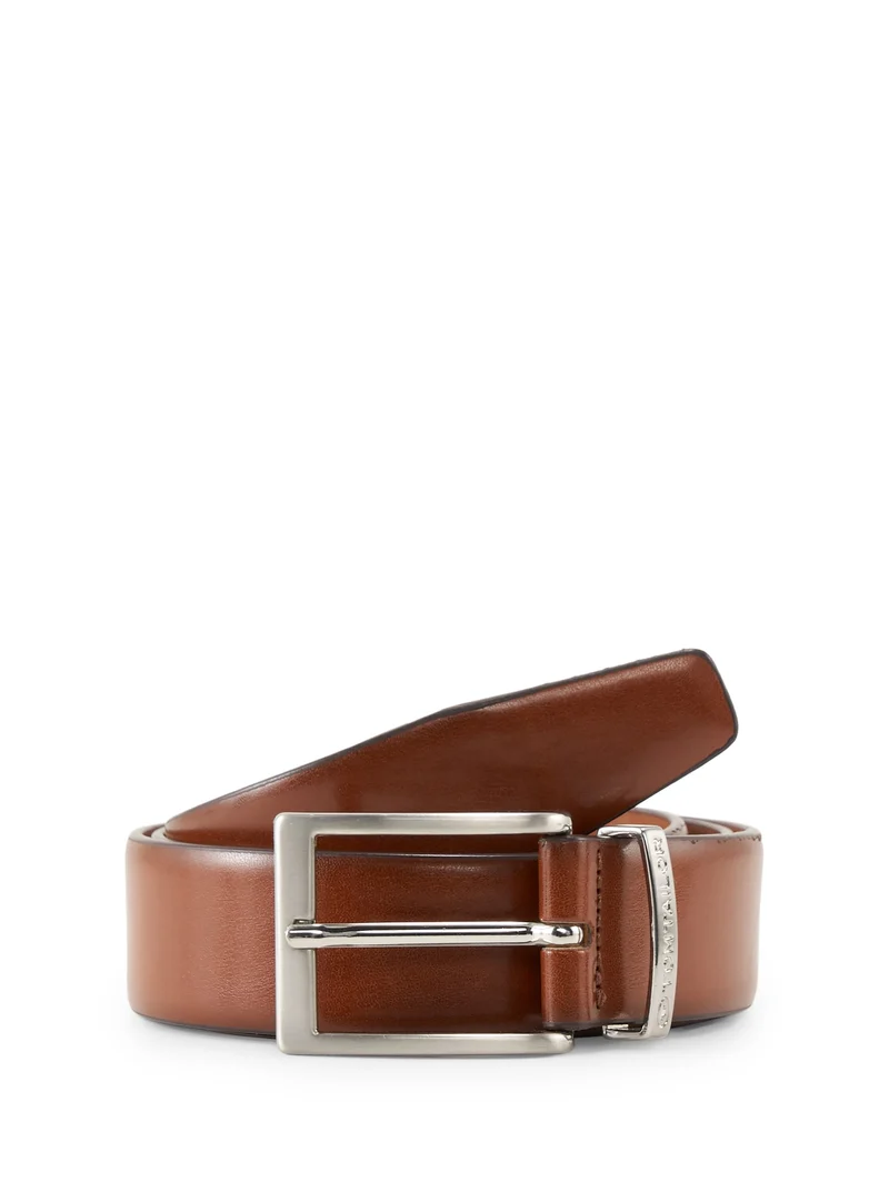 TTBILL Herren Gürtel mit rechteckig, light brown uni