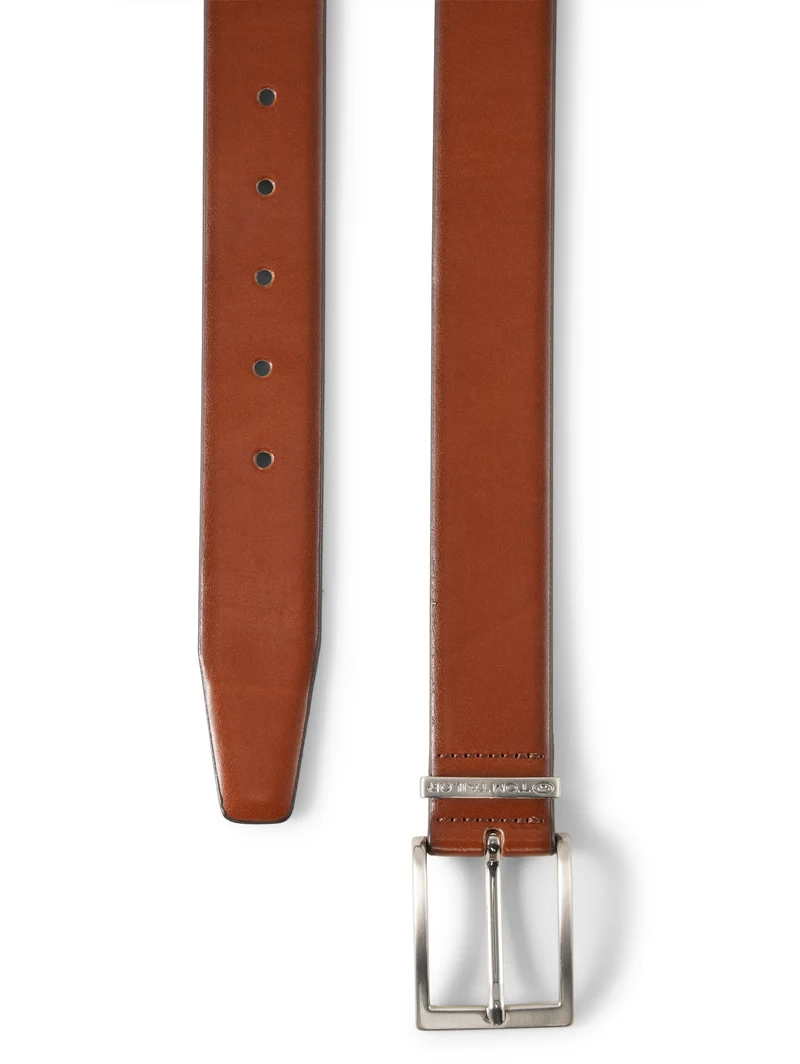 TTBILL Herren Gürtel mit rechteckig, light brown uni