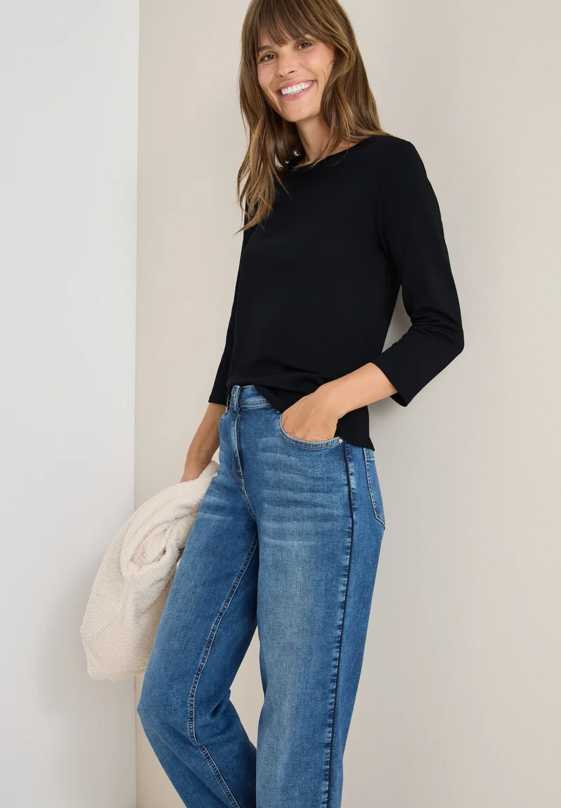 NOS Basic Boatneck, Black